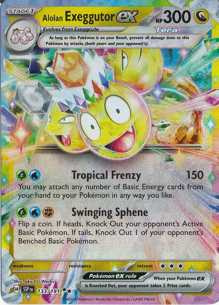 Alolan Exeggutor EX 133/191