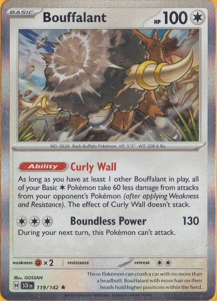 Bouffalant 119/142 Sv07: Stellar Crown Holo