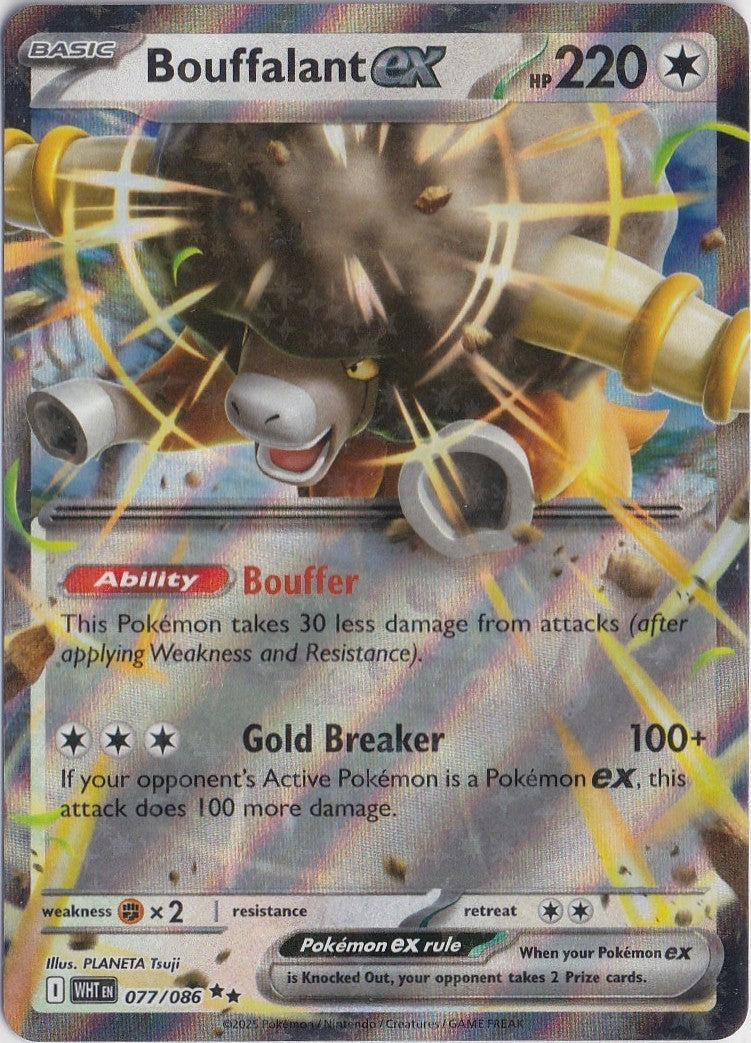 Bouffalant ex 077/086 Sv: White Flare Holo
