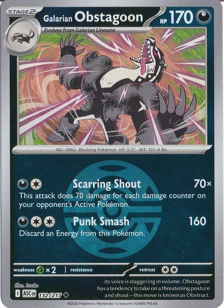 Galarian Obstagoon 132/217