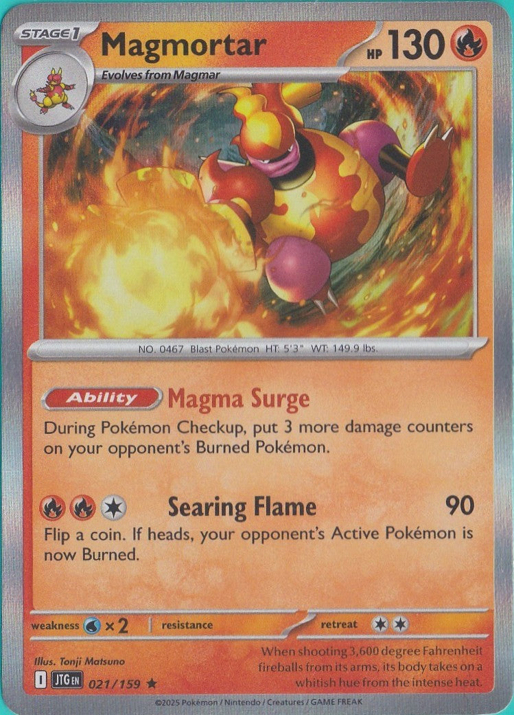 Magmortar 021/159 Sv09: Journey Together Holo
