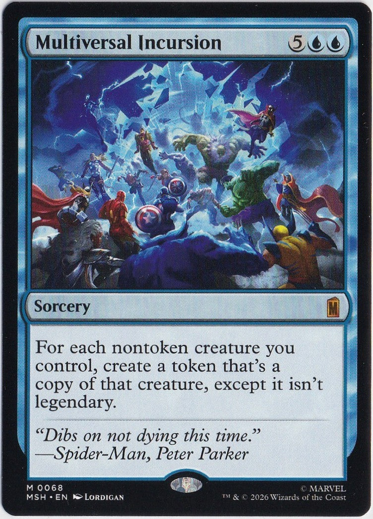 Multiversal Incursion Marvel Super Heroes Regular