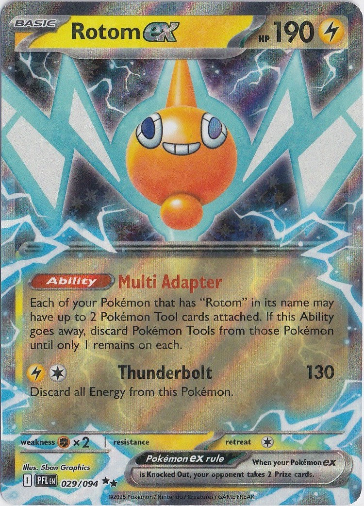 Rotom ex 029/094 Me02: Phantasmal Flames Holo