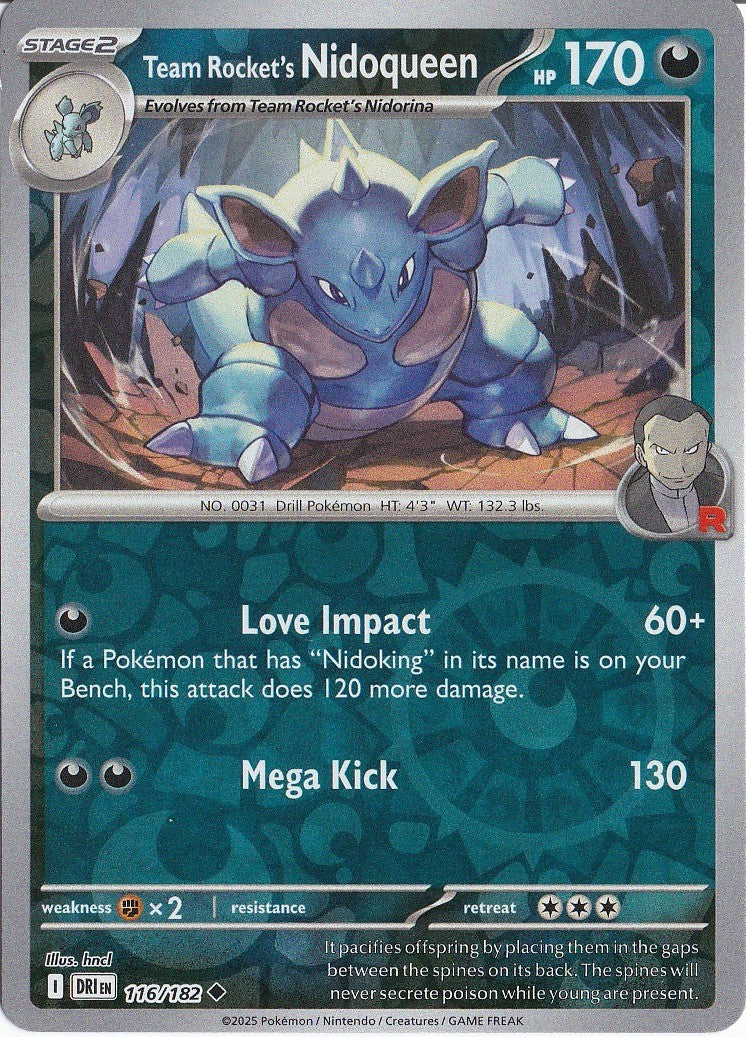 Team Rocket's Nidoqueen 116/182