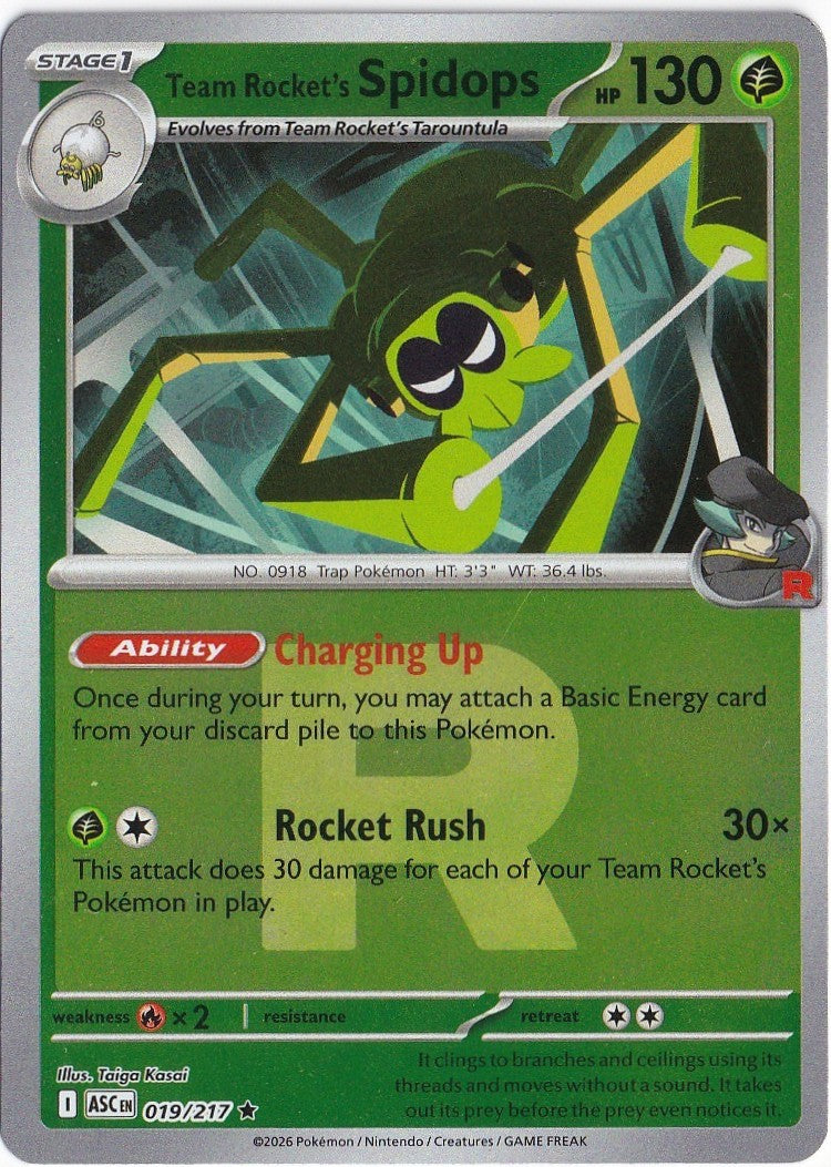 Team Rocket's Spidops 019/217