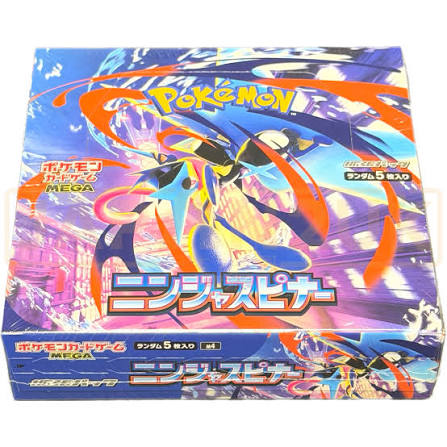 Pokemon Japanese Ninja Spinner M4 Booster Box Mega W/Shrink Sealed